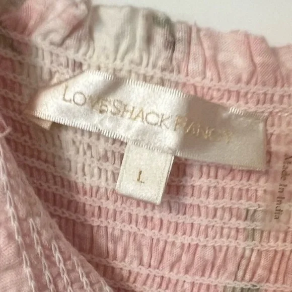 LoveShackFancy Norna Dress Ballet Pink Size Large LIKE NEW - Picture 8 of 11